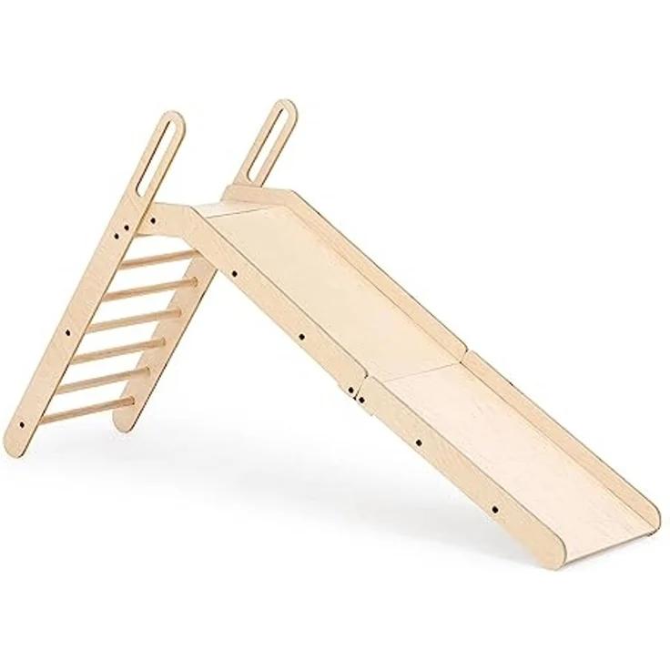 MamaToyz Holz Rutsche SlideMe | Natur | 160x50x100 – Bild 2
