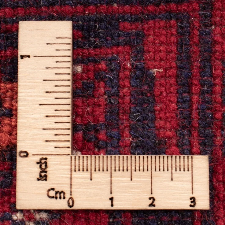 Afghan Teppich - Buchara - 189x133 cm - dunkelrot – Bild 5