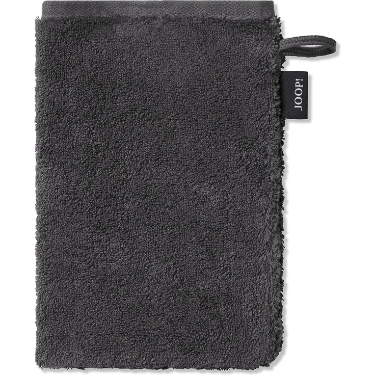 JOOP! Handtücher Classic Doubleface 1720 79 Anthrazit, Waschhandschuh 16x22 cm – Bild 2