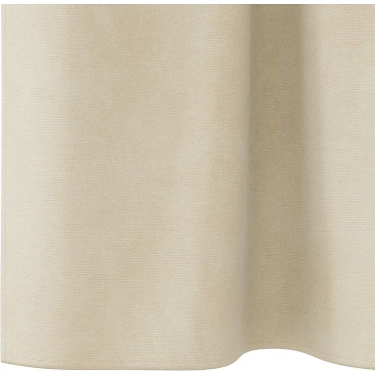 Verdunkelungsvorhänge 2 pcs | für Wohnzimmer & Schlafzimmer Creme 140 x 225 cm Samt – Bild 6
