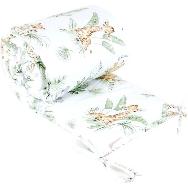 BabyLux Bettnestchen BABYLUX Bettumrandung NESTCHEN Bettnestchen 210 x 30 cm Babybett, 124. Africa_Tiere – Bild 2