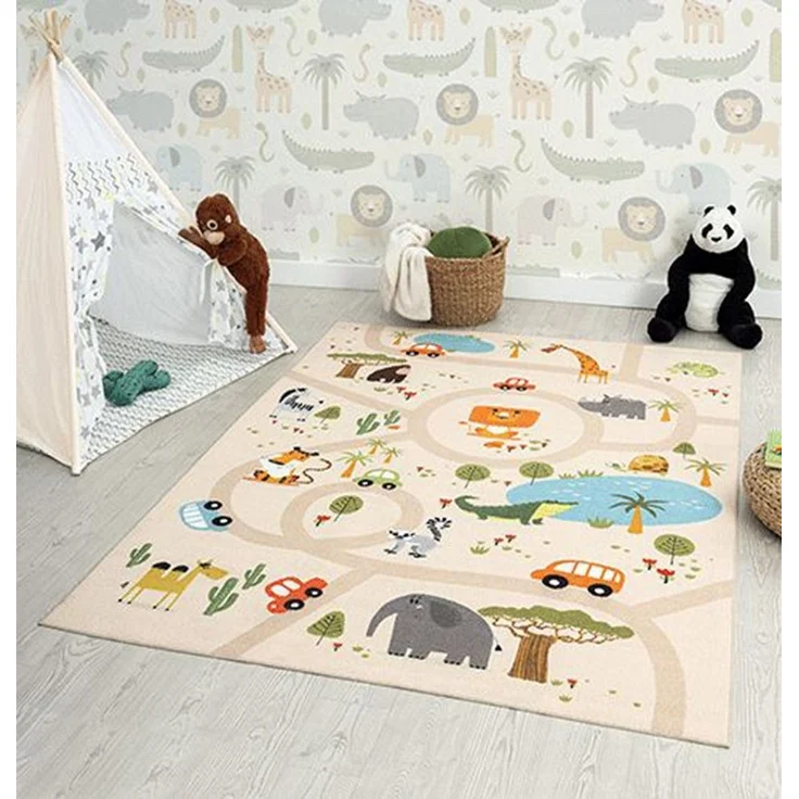 the carpet Teppich Happy Life, rechteckig, Höhe: 4 mm, Life Kinderzimmer Teppich Spielteppich pflegeleicht – Bild 1