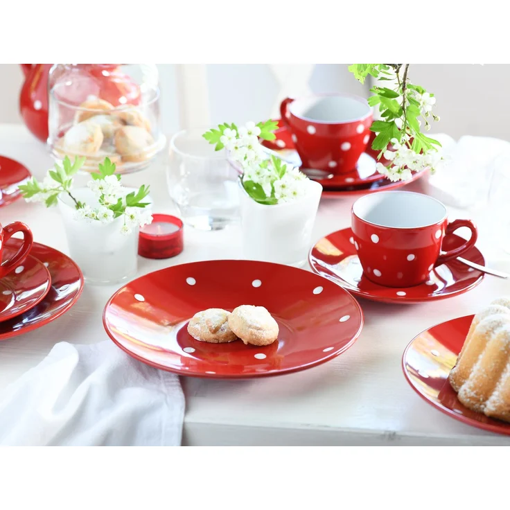 Polka Dots Bunt, Kaffeeservice 18-tlg (mo) – Bild 3