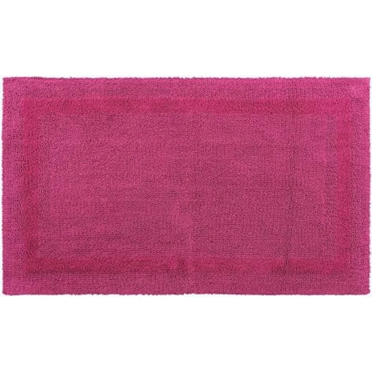 Homescapes Badematte 2 teiliges Luxus Badematten Set 100% Baumwolle raspberry, Höhe 30 mm, Badematte - 50x80 cm, WC Vorleger - 50x55 cm – Bild 4