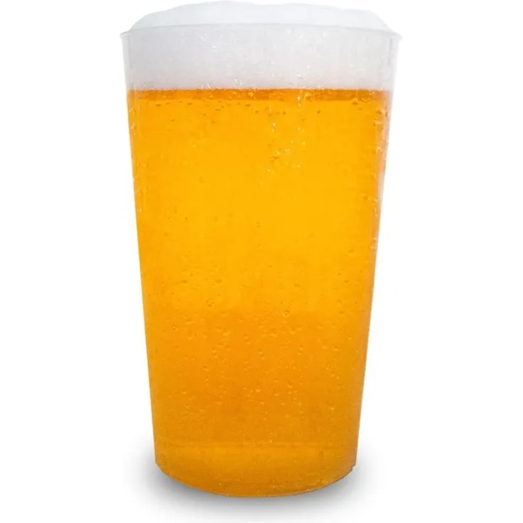 20 Stück Mehrweg Partybecher 0,4l - Plastik Bierbecher bruchsicher, Party Becher Set, Plastikbecher Grillparty, Kunststoff Biergläser Made in Germany