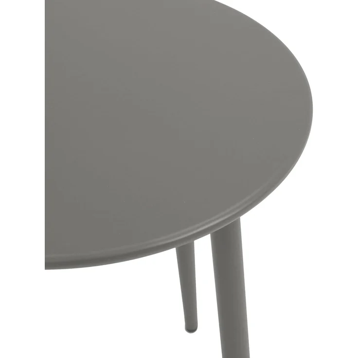 DEGAMO DENVER Beistelltisch, Stahl, grau, 60cm rund – Bild 3