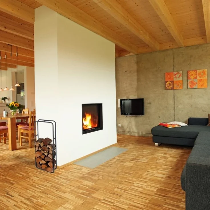 Relaxdays Kaminholzregal aus Metall – Bild 2