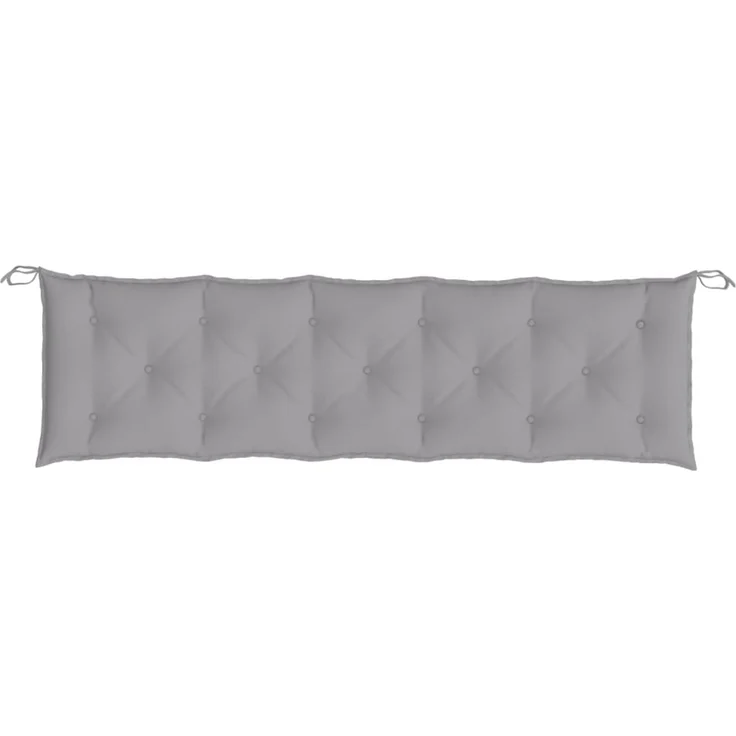 vidaXL Gartenbank-Auflagen 2 Stk. Grau 180x50x7 cm Oxford-Gewebe 361717 – Bild 5