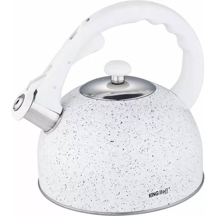 Kinghoff Kinghoff Wasserkocher mit Pfeife 2,6l Marble 7723