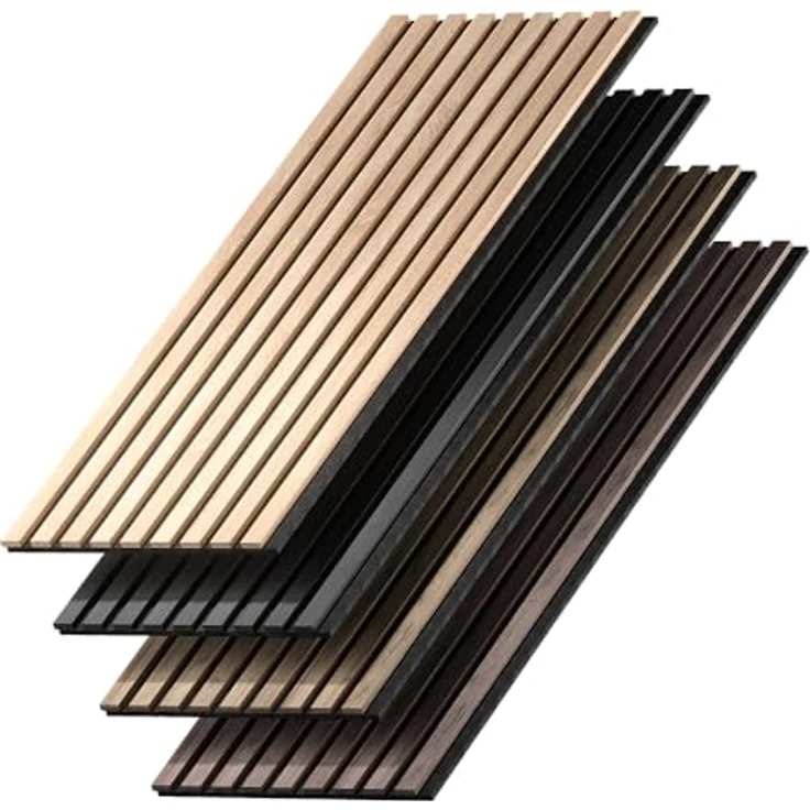 Wandpaneele Akustikpaneel Nussbaum/Braun 8 Stück Vicco – Bild 8