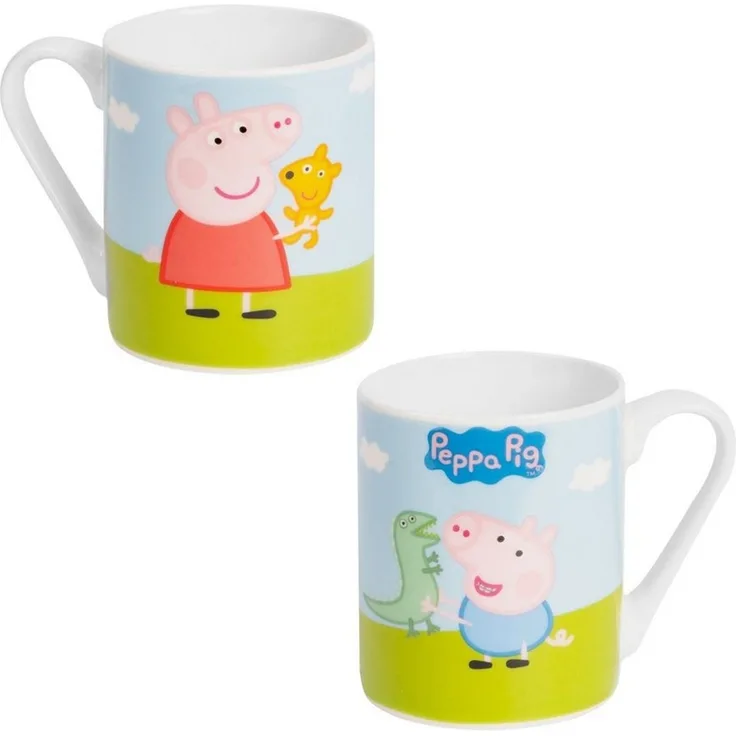 United Labels® Tasse Peppa Wutz - Grün - Mug, Porzellan