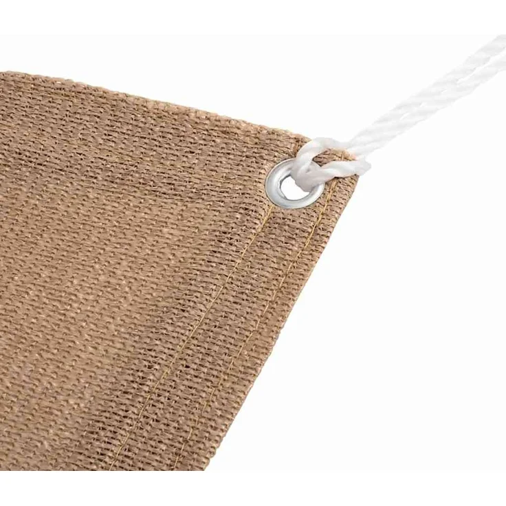 vidaXL Zeltteppich Taupe 400x800 cm HDPE 310755 – Bild 7