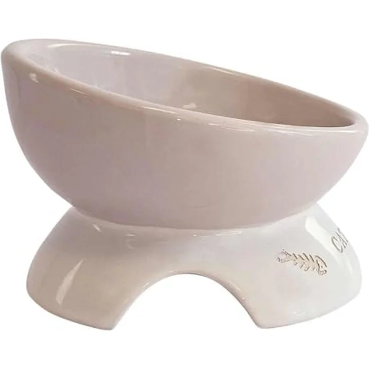 Nobby Futternapf Katzen Keramik-Napf Cat creme – Bild 2