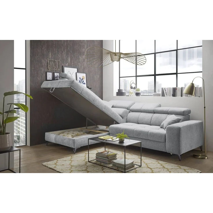 Ecksofa mit elektronischer Wallaway-Funktion | USB-Anschluss - Sydney – Bild 2