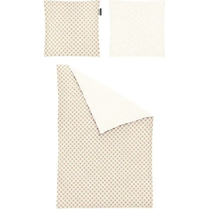 Irisette Mako-Satin Kissenbezug Bea 8254 natur 40x80 cm