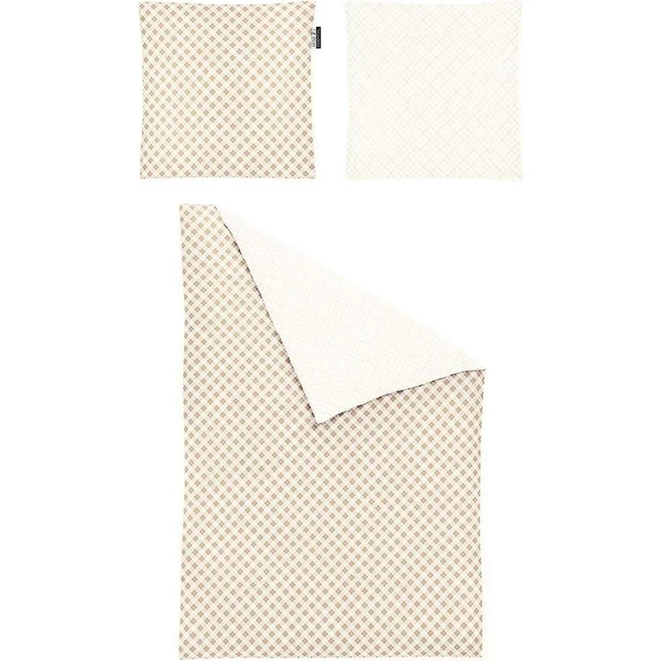 Irisette Mako-Satin Kissenbezug Bea 8254 natur 40x80 cm