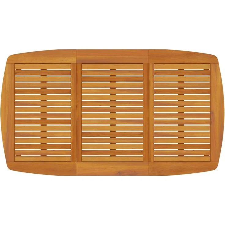 Gartentisch, Balkontisch 160 x 90 x 75 cm Massivholz Akazie – Bild 3