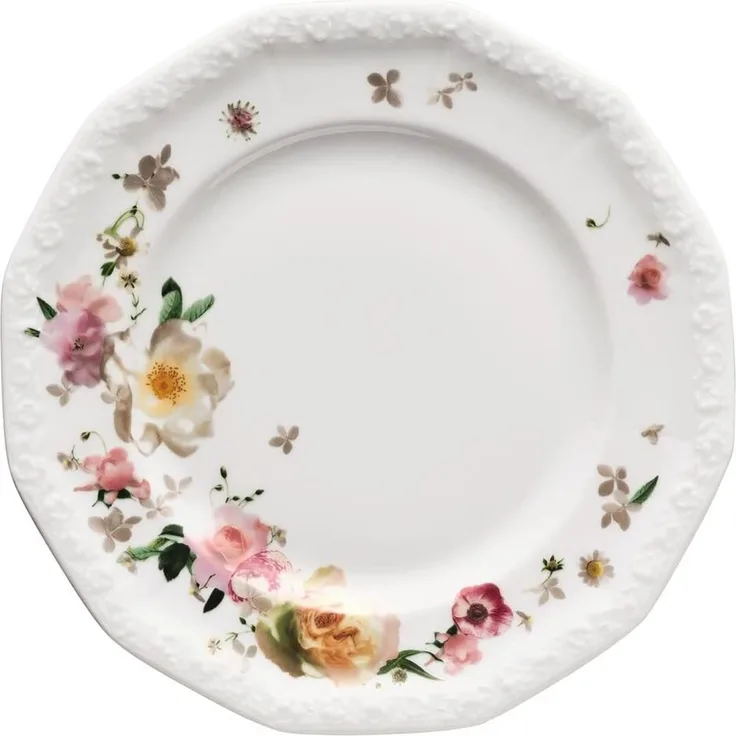 Rosenthal Frühstücksteller 19 cm Maria Pink Rose 10430-407165-10219