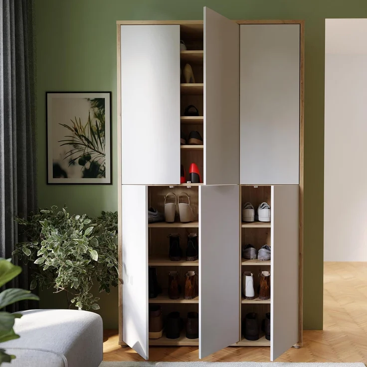Mehrzweckschrank Schrank Alice Springs in Eiche und Secret Grey – Bild 1