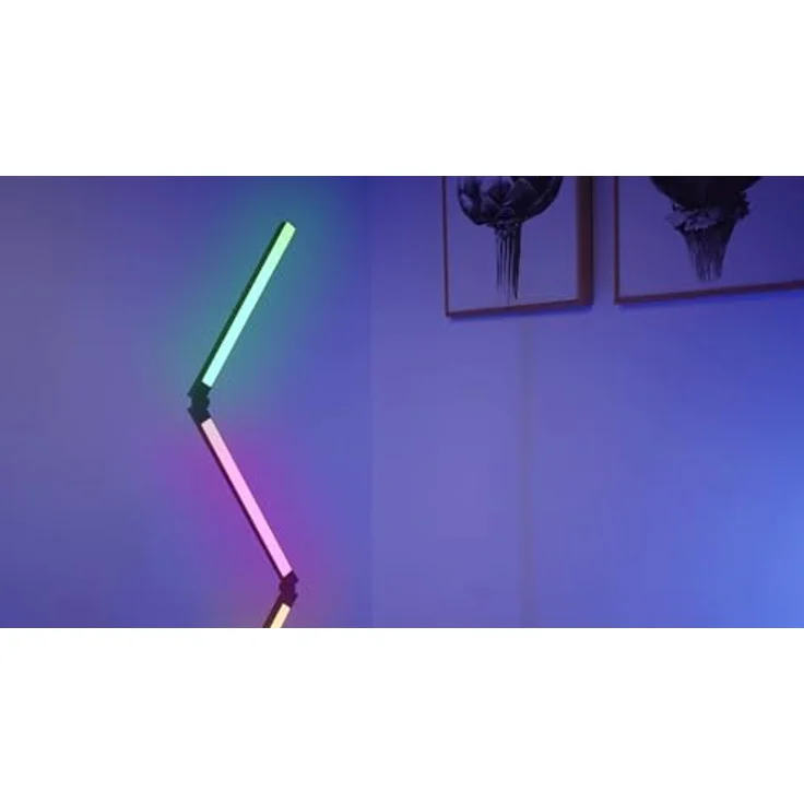 Osram SMART+ WIFI CONVERT Wand- & Stehleuchte, schwarz, 24W, 2320lm, regulierbares Weiß- & Farblicht, dimmbar, lange Lebensdauer, dynamischer Magic RGB-Lichteffekt, App-steuerbar, 2700K - 6500K – Bild 6