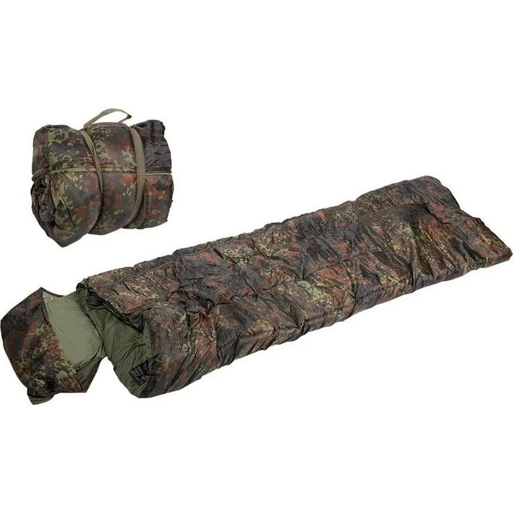 Mil-Tec Schlafsack Militär Schlafsack Pilot mit Packsack, Gefüttert – Bild 3
