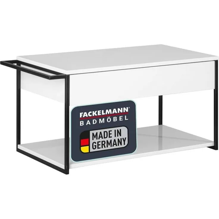 Fackelmann NEW YORK Waschtischunterschrank 88 cm breit, Weiß