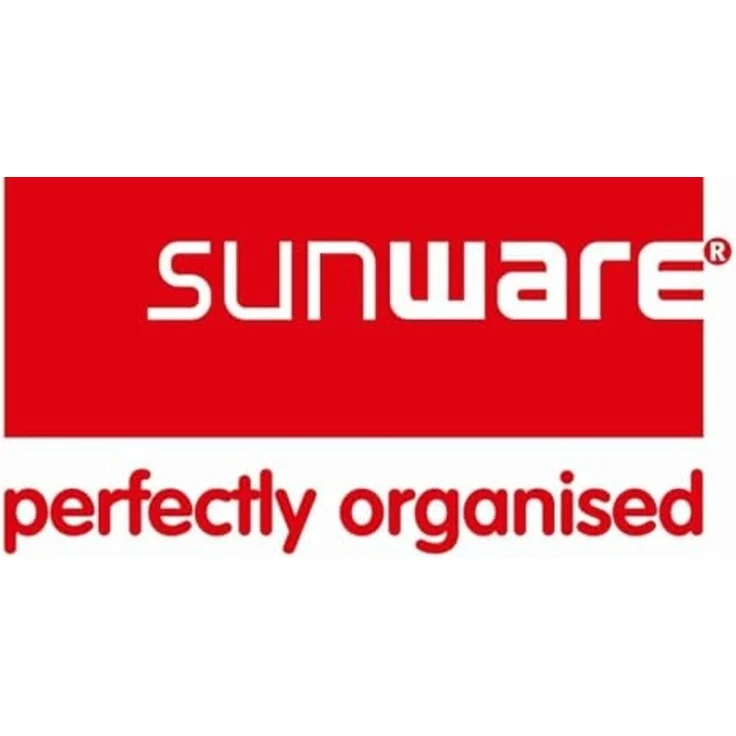 Sunware Klappbox Square 32 L blau/weiß Einkaufsbox Einkaufskorb mit Griffen – Bild 4