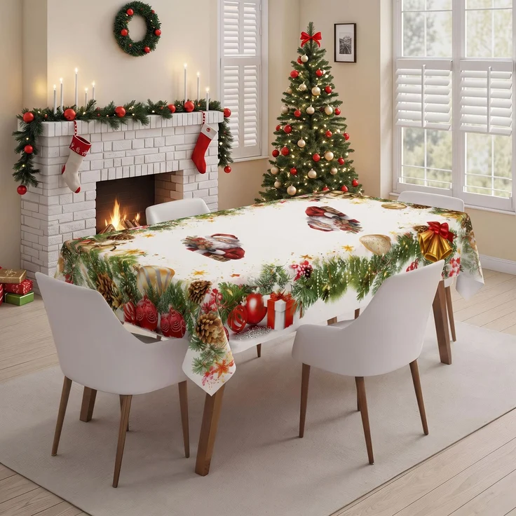 Hermia Concept 'Xmas 8' Tischdecke, Mehrfarbig, 160 x 220 cm – Bild 1