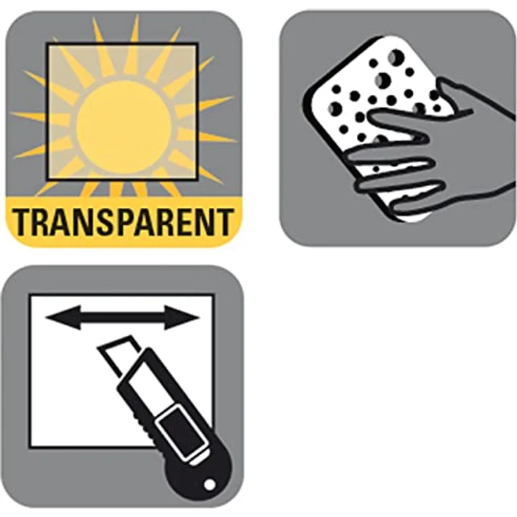 Gardinia Sonnenschutz Schwarz, Plissee mit 100% Polyester, 100 cm x 150 cm, hoher Blend- und Hitzeschutz – Bild 8