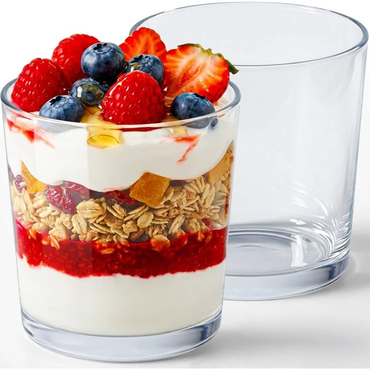 KONZEPT Dessertschale 6/12er Set 180 ml – Klassisches Design, Spülmaschinengeeignet, Kompakt, (6-tlg), Ideal für Desserts, Eis, Mousses und Snacks – Europäische Qualität – Bild 1