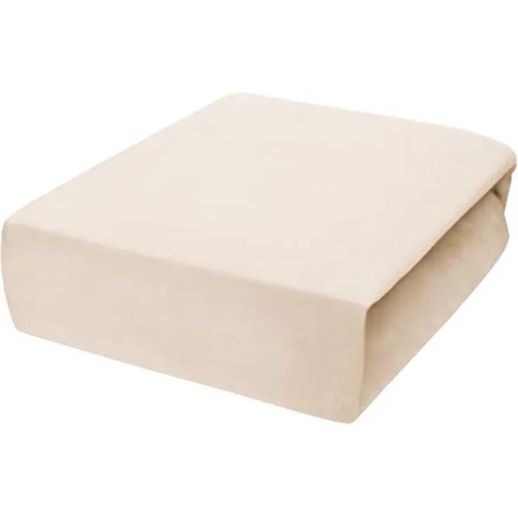 Bio Spannbettlaken 100% Bio-Baumwolle (kbA) GOTS zertifiziert, Natur, 140 x 200 x 25 cm