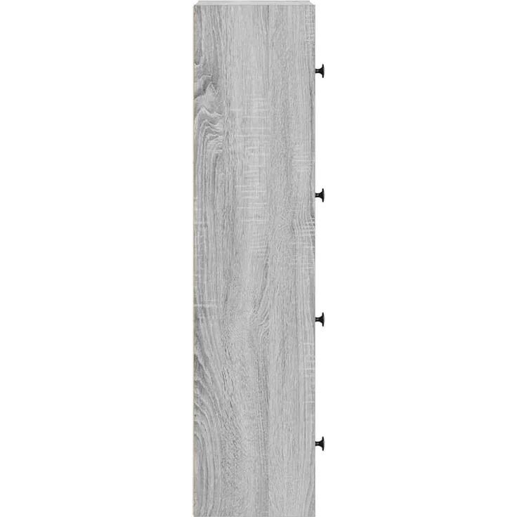 vidaXL Bücherregal Grau Sonoma 40x24x102 cm Holzwerkstoff 860378 – Bild 6