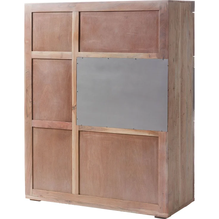 Highboard Akazie 110x45x142 beige lackiert Amsterdam #105 – Bild 11