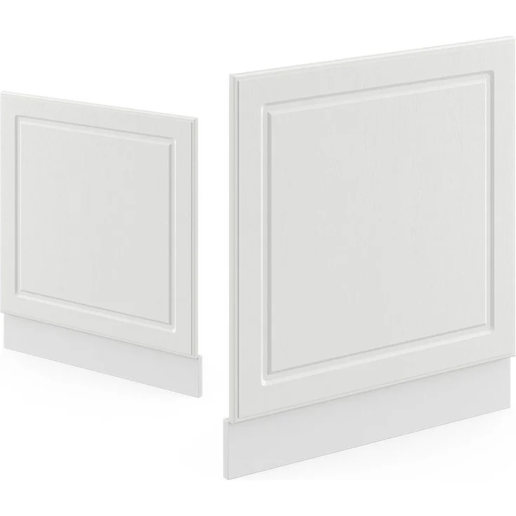 Frontblende R-Line Weiß Landhaus 60 cm ohne Arbeitsplatte Vicco – Bild 3