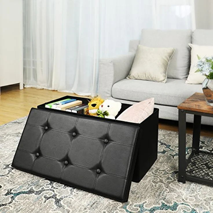 Puff, Sitzbank, Bettbank 76 x 38 x 38 cm – Bild 3