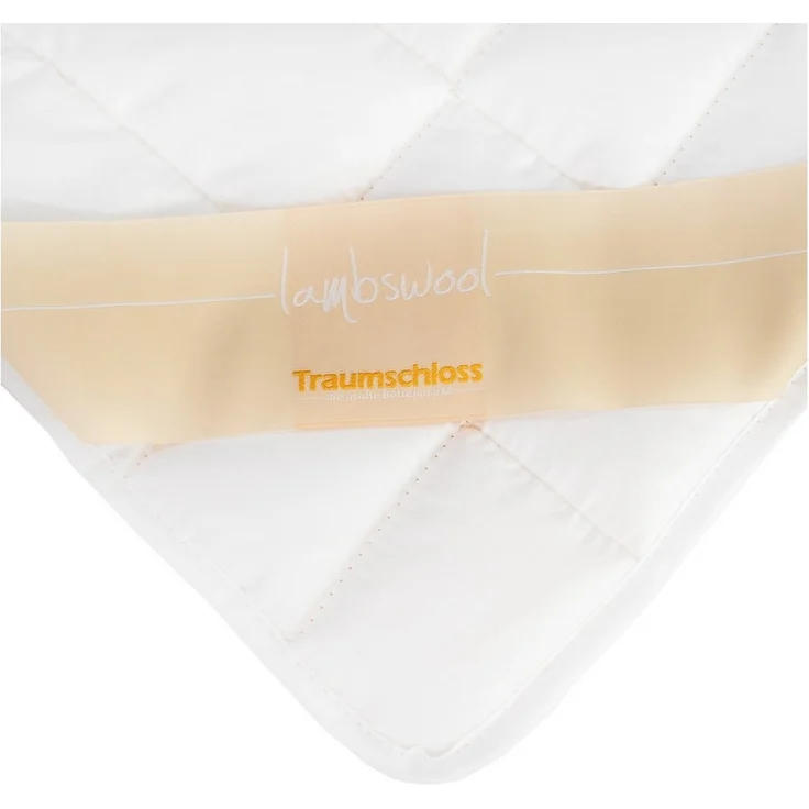 Matratzenauflage Lambswool Traumschloss, Unterbett mit 4 Eckspanngummis – Bild 2