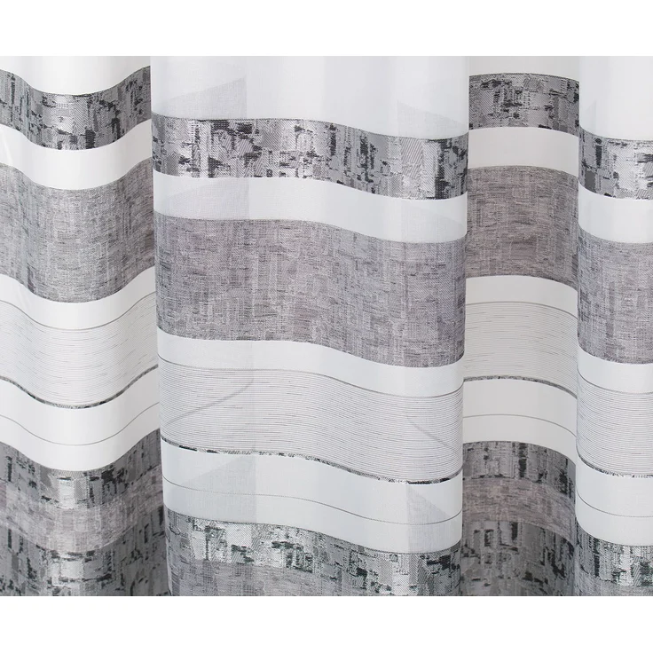 GÖZZE Schlaufenschal VARIO anthrazit BL 140x245 cm grau Vorhang – Bild 3
