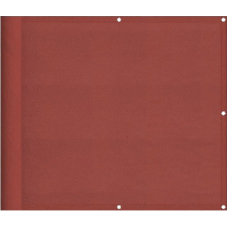 vidaXL Balkon-Sichtschutz Terrakotta 90x800 cm 100 % Polyester-Oxford 42002088 – Bild 1