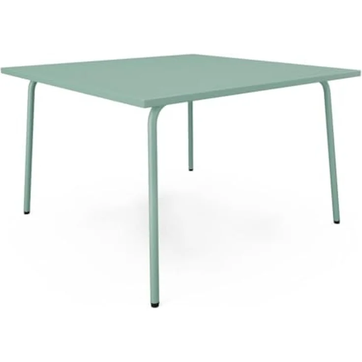 Vente-unique - MIRMANDE Garden dining set Metall Grün - B 120 cm x H 75 cm x L 120 cm – Bild 7