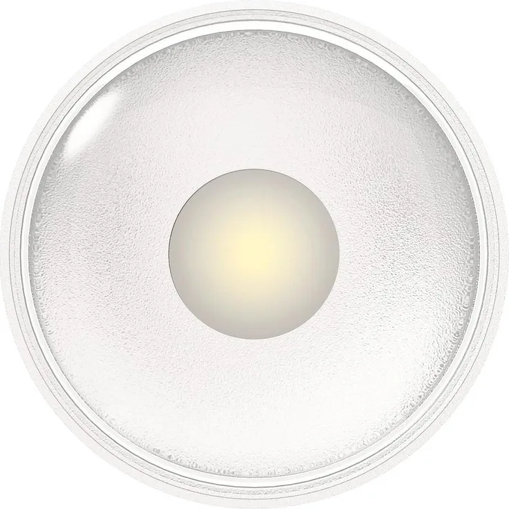 Heitronic Nr. 500636-HE LED Wand- und Deckenleuchte Griona rund weiß IP65 3000K 11cm