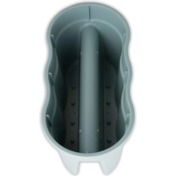 KHW Geländerkasten Flowerclip XL, 19 l Volumen, UV-beständiger Kunststoff, mintgrün, 2er-Set – Bild 5