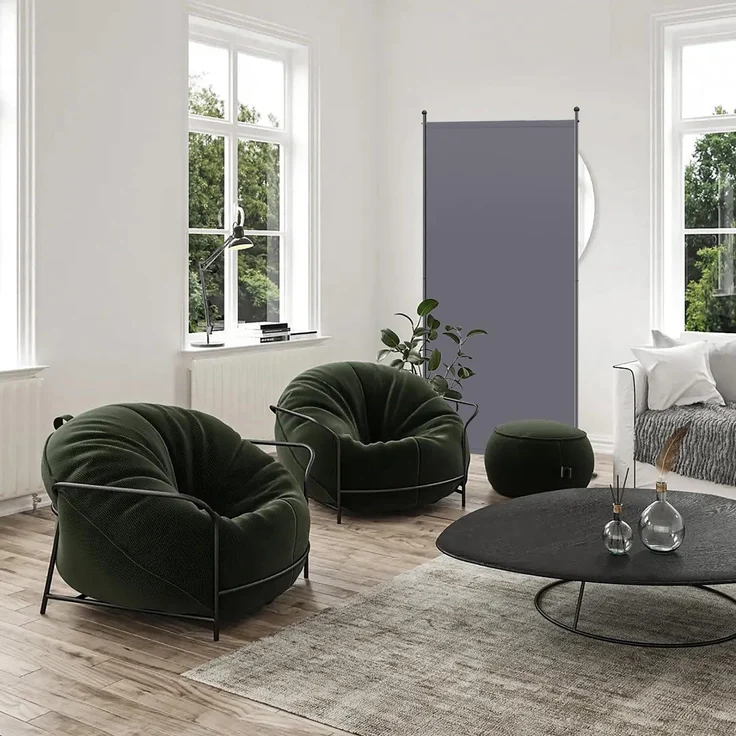 Angel Living Paravent 1-teilig Freistehend Sichtschutz Raumteiler Stellwand Trennwand (1 St), für Büro, Balkon, Schlafzimmer, Garten, 80 x 180 cm – Bild 7
