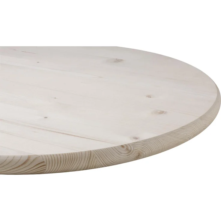 Tischplatte Fichte/Tanne, rund Ø80cm Möbelbauplatten geschliffen einzeln foliert – Bild 3