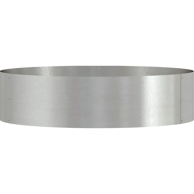 vidaXL Pflanzenring Silber 80 x 80 x 20 cm Edelstahl 873628 – Bild 5