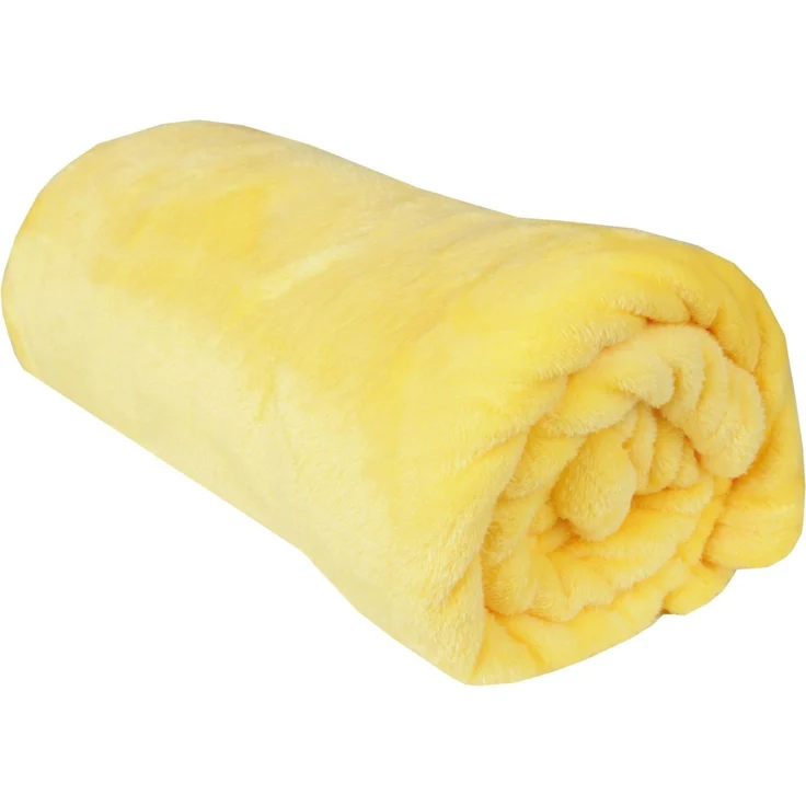 Kuscheldecke "Celina" Gelb 90x140 cm – Bild 6