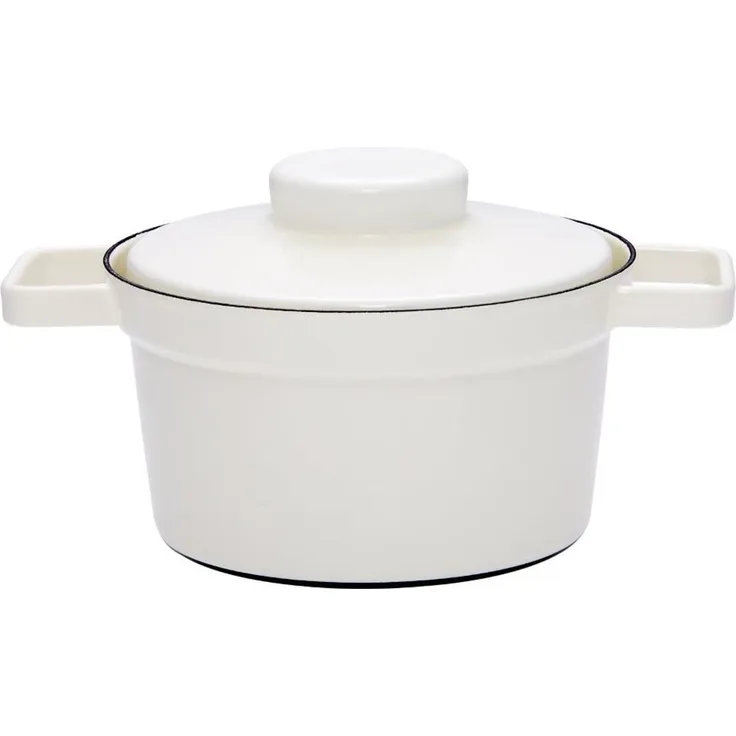 Riess Emailletopf Aromapot 20 cm 1,75 l Weiß