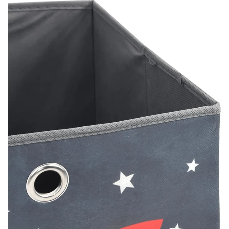 vidaXL Faltboxen 10 Stk. Grau 32x32x32 cm Vlies 4018988 – Bild 5