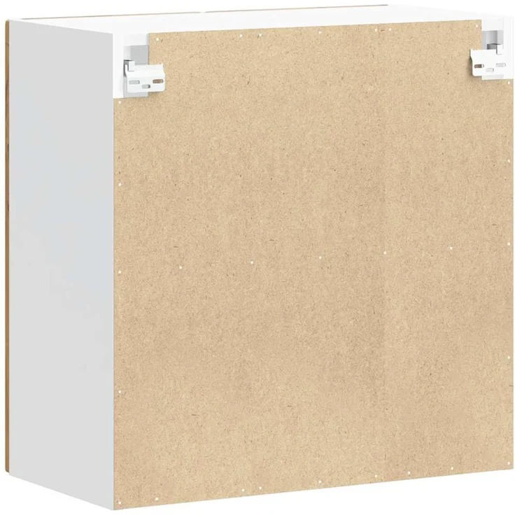 vidaXL Küchen-Hängeschrank mit Glastür Lucca Altholz-Optik Holzwerkstoff 853915 – Bild 8