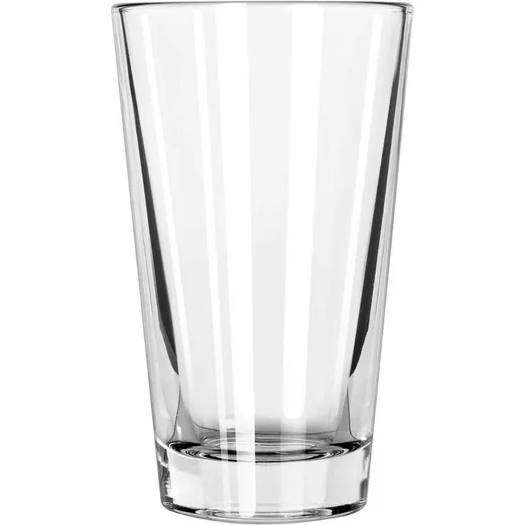 Libbey Pint Glass with DuraTuff Rim (1639HT), 16oz - Set of 4 by Libbey