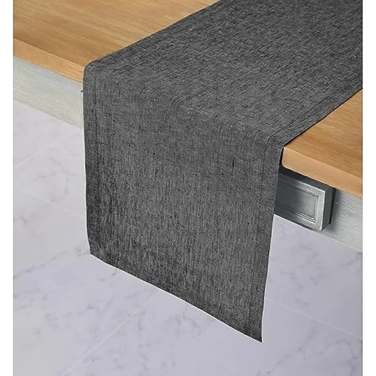 Solino Home Tischläufer Athena, Dinnerserviette, Platzset 14x72 Inch anthrazit